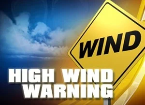 High Wind Warning In Effect Tonight, Plus Outbreak Of Severe Thunderstorms Is Likely This Evening