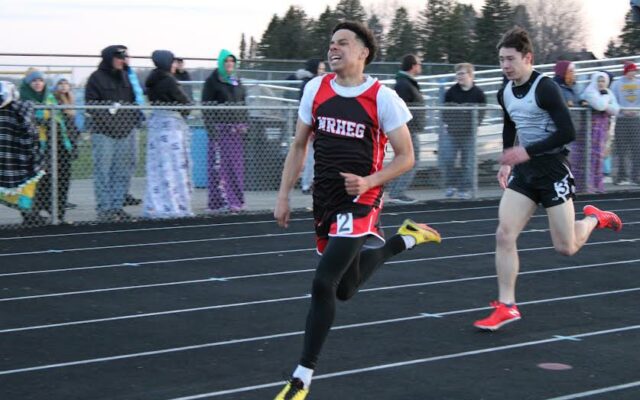 NRHEG Girls and Boys Track and Field teams competed at Blooming Prairie on Tuesday