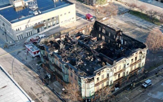 Kirk Apartments in downtown Mason City severely damaged by fire
